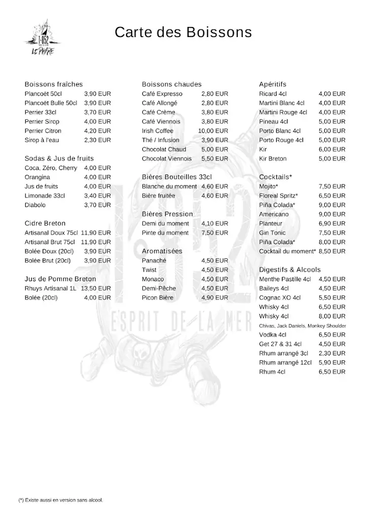 Menu_Le Phare 1852_Piriac-sur-Mer_image_3