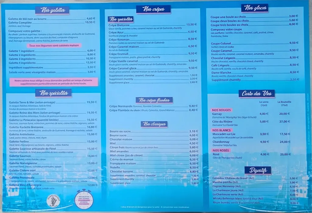 Menu_Crêperie de Keroman_Piriac-sur-Mer_image_1