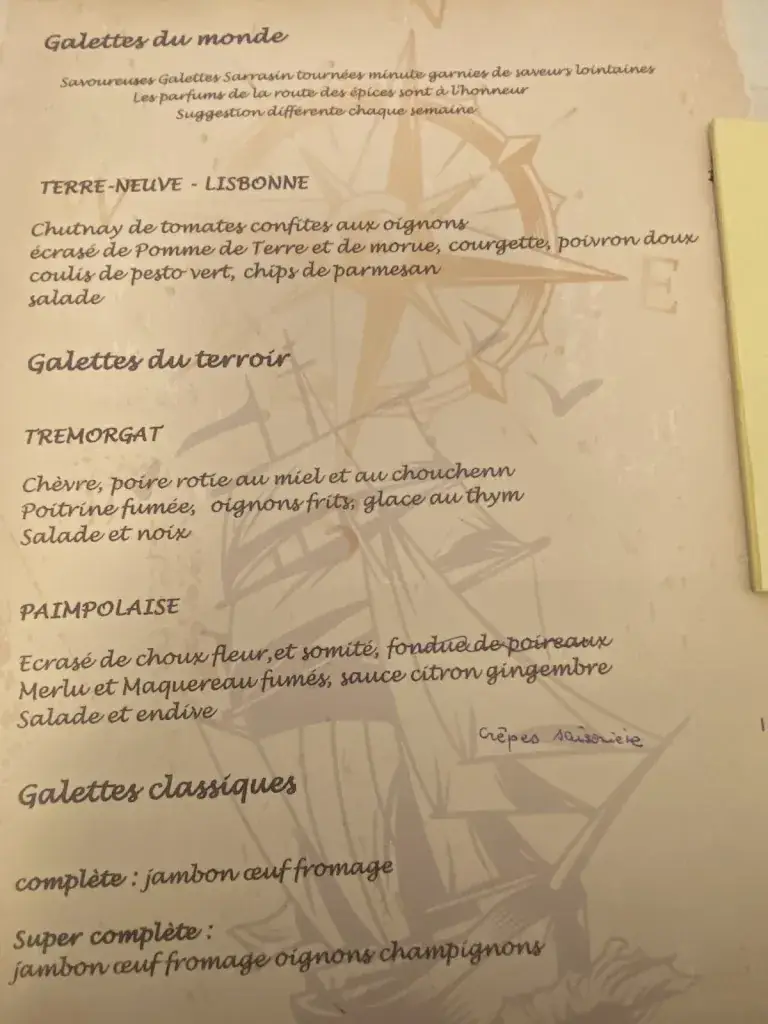Menu_Crêperie Le Rozell_Piriac-sur-Mer_immagine_2