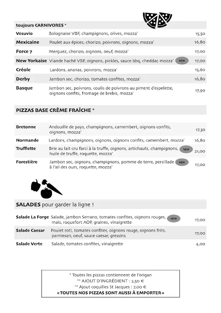 Menu_Pizzeria La Forge_Piriac-sur-Mer_image_2