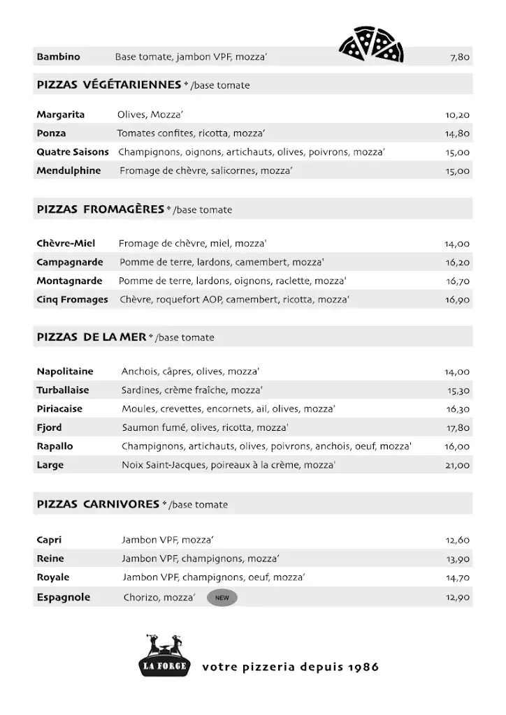 Menu_Pizzeria La Forge_Piriac-sur-Mer_image_3