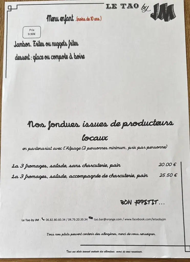 Menu_Le Tao Bar Restaurant_Villarodin-Bourget_image_3