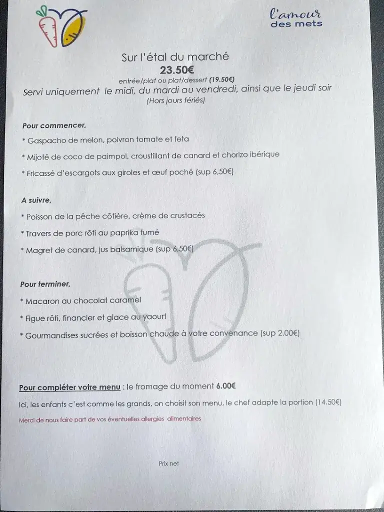 Menu_L'amour des mets_Orvault_image_1