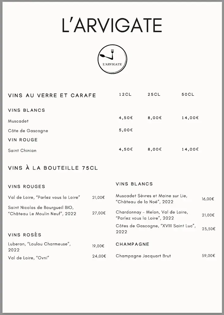 Menu_L' Arvigate_Orvault_image_4