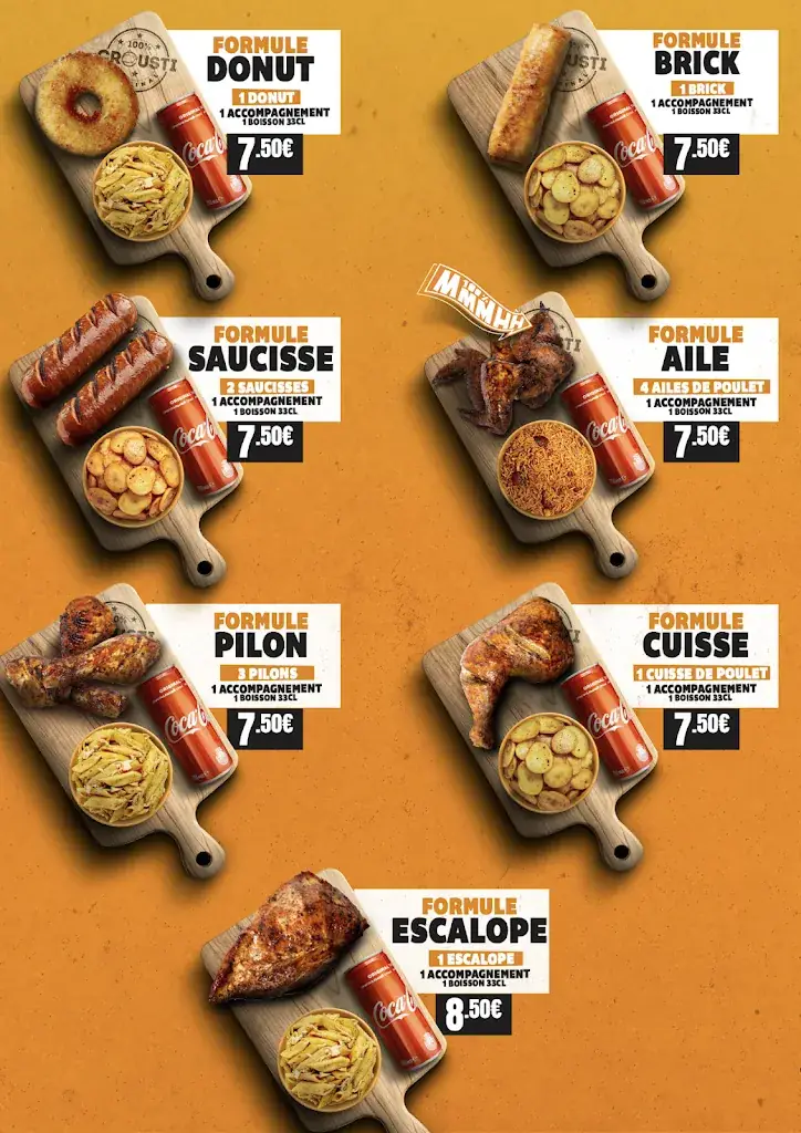 Menu_100% Crousti Original Nantes - Bar à Poulet - Halal_Orvault_image_1