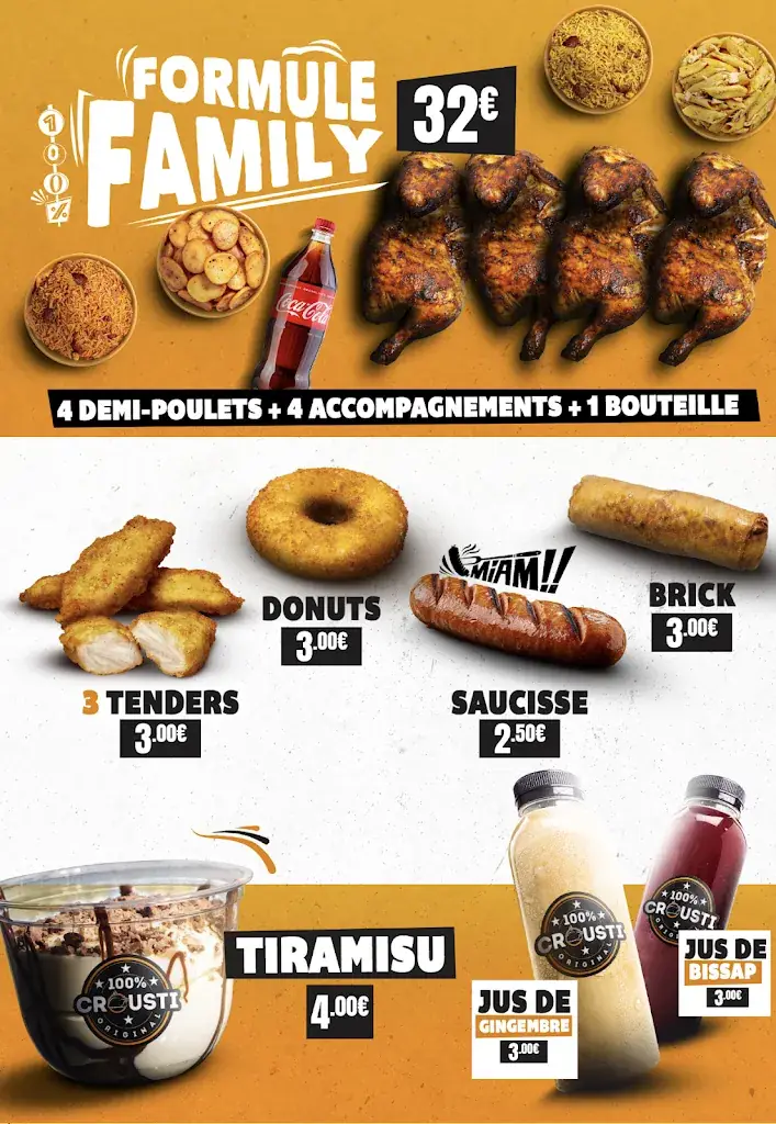 Menu_100% Crousti Original Nantes - Bar à Poulet - Halal_Orvault_image_3