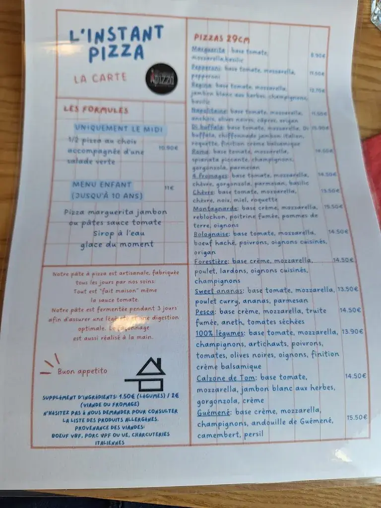 Menu_L'Instant Pizza_Orvault_image_1
