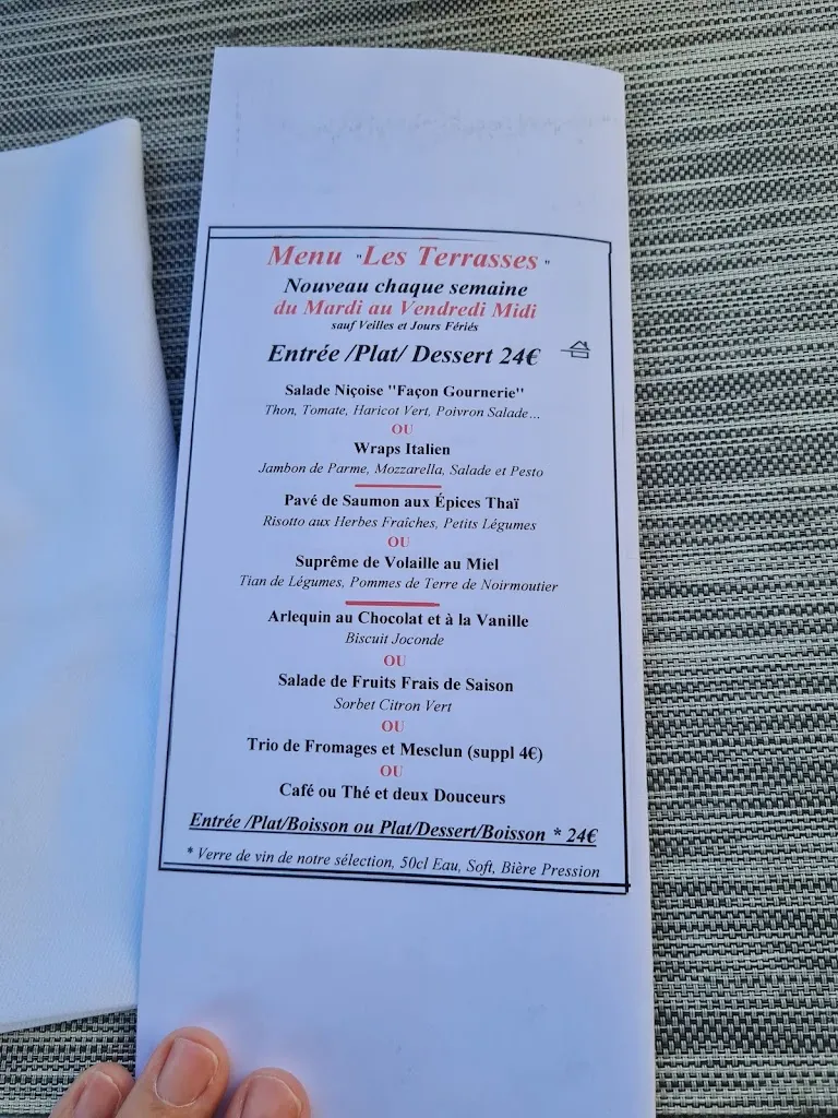 Menu_Les Terrasses de la Gournerie, restaurant Château près de Nantes_Saint-Herblain_image_4