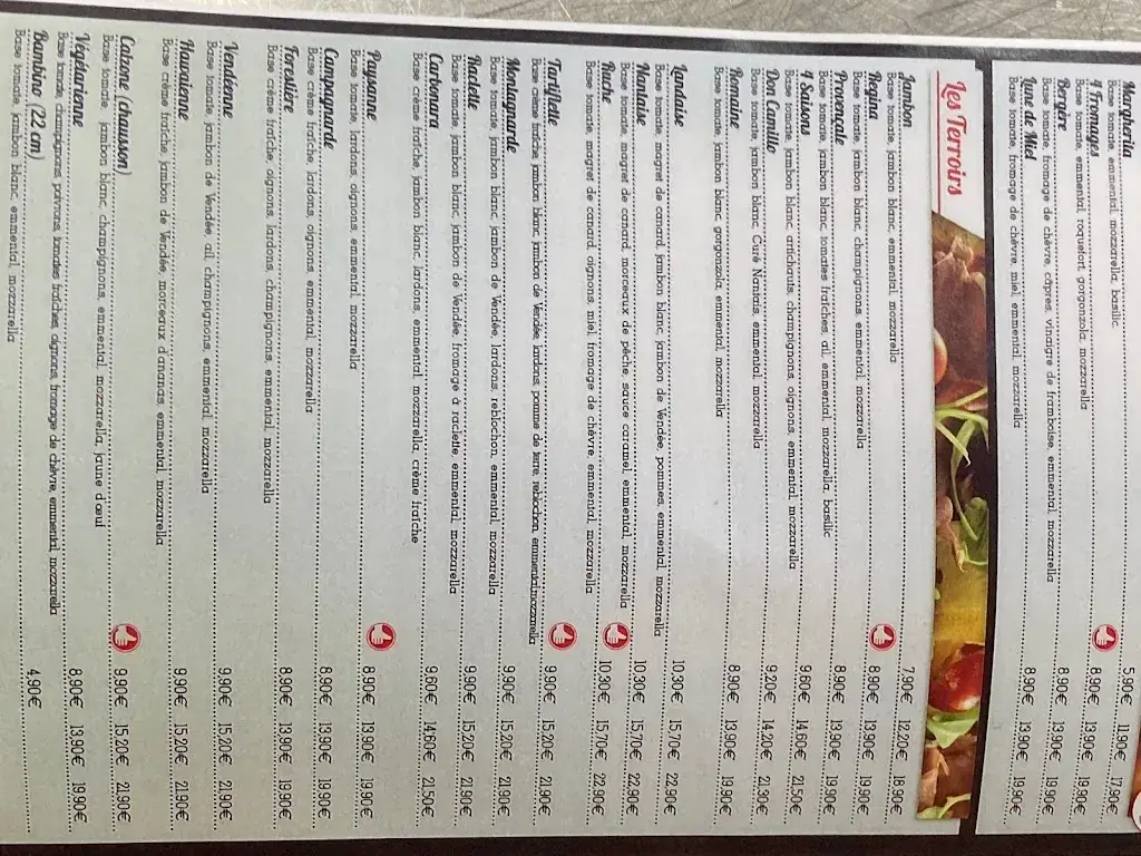 Menu_Le Four à Pizza_Orvault_image_3