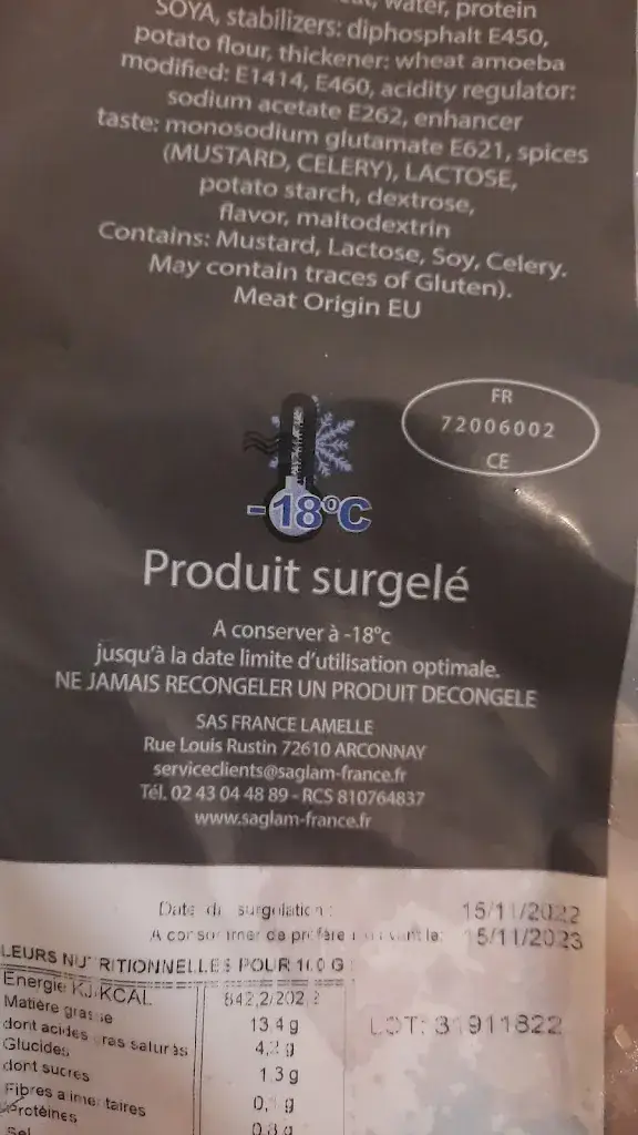 Menu_SAGLAM FRANCE_53140_image_1