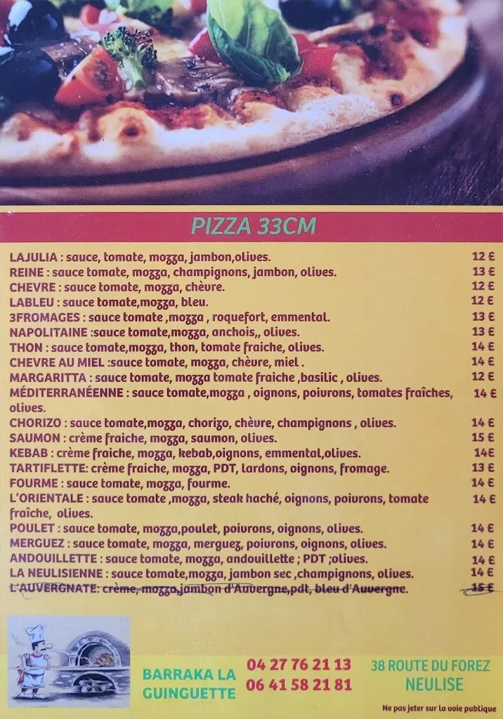 Menu_Baraka La Guinguette pizzeria pizza_Neulise_image_1