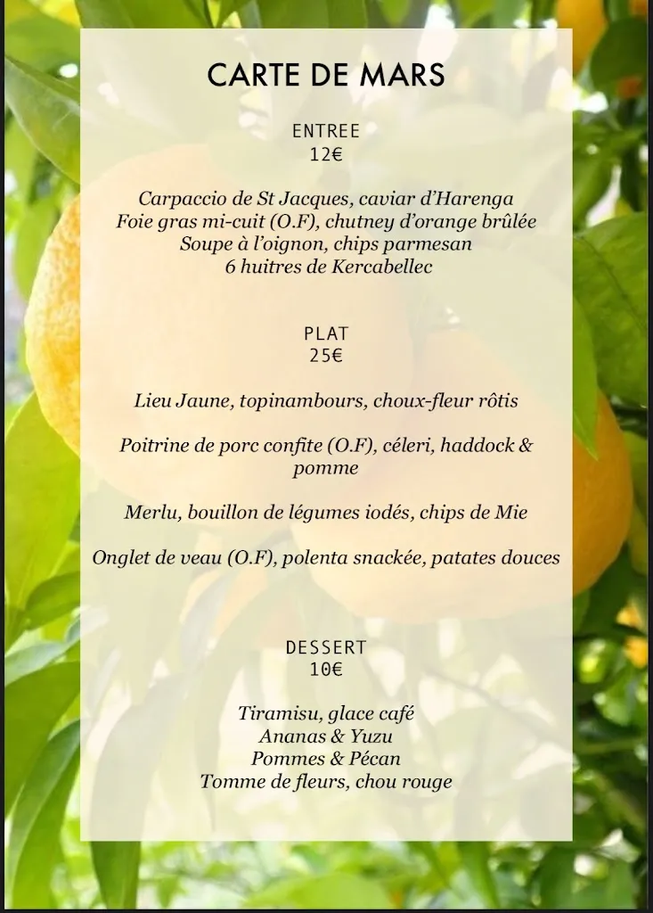 Menu_Restaurant Le Saint Valentin_Pornichet_image_2