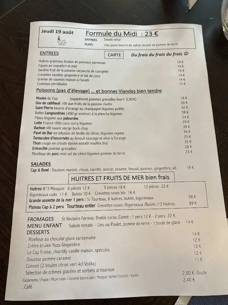 Menu_Le Cap de Pornichet_Pornichet_image_2