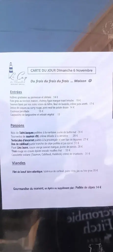 Menu_Le Cap de Pornichet_Pornichet_image_4