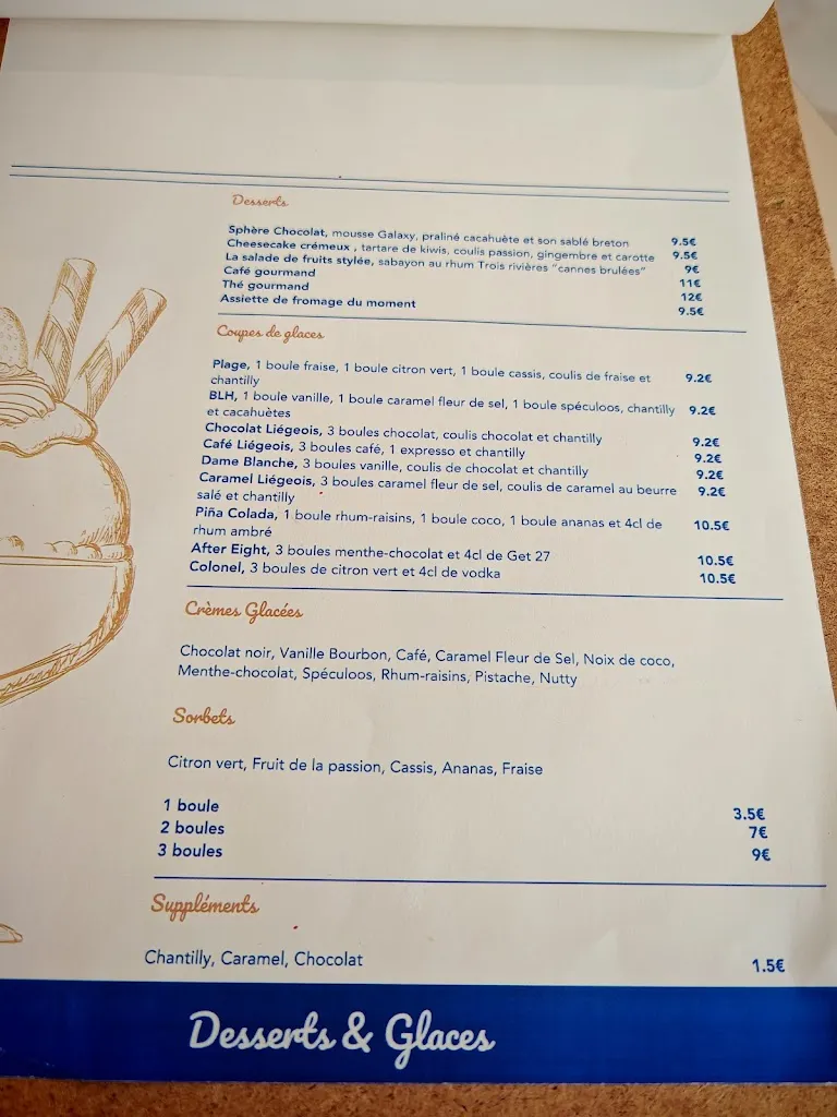 Menu_Le Bernard L'Hermite - Brasserie / Bar à cocktails / Tapas / Glacier_Pornichet_image_4