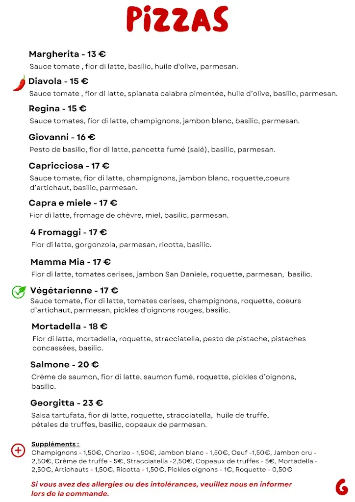 Menu_Georgitta Trattoria_Pornichet_immagine_1