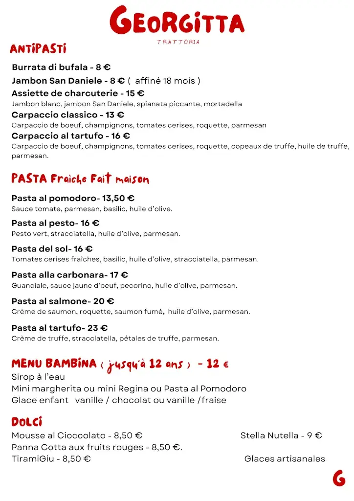 Menu_Georgitta Trattoria_Pornichet_immagine_2