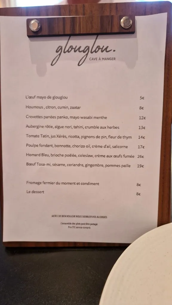 Menu_Glouglou, Restaurant & Vins Pornichet_Pornichet_image_4