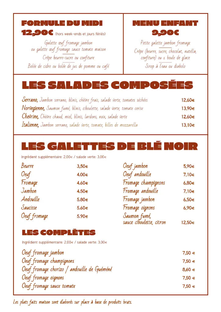 Menu_Les Années Folles - Crêperie_Pornichet_image_1