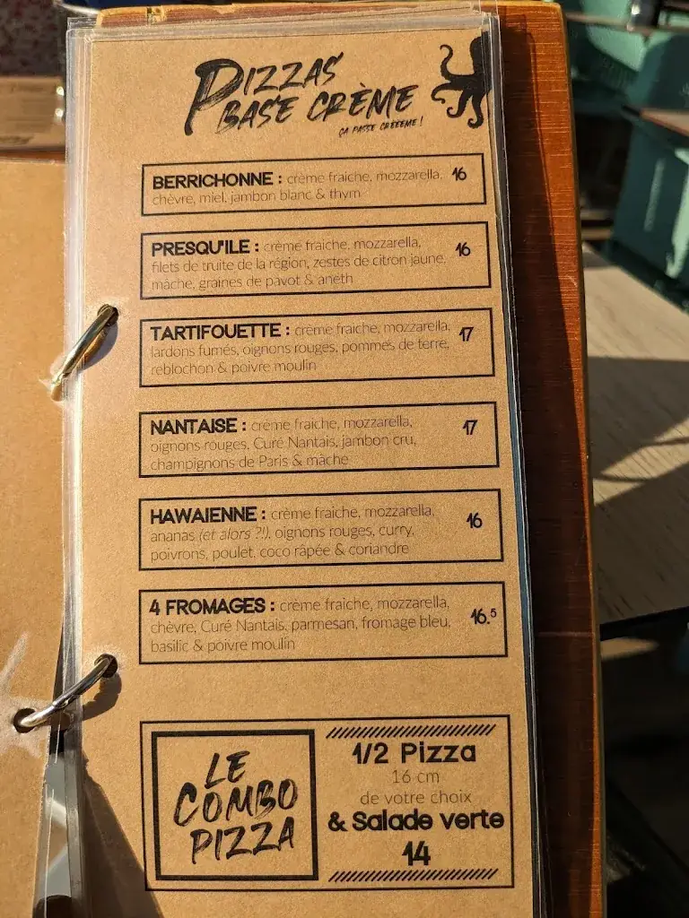 Menu_Pizzeria l'Octopus - Pizzas / Tapas / Cocktails_Pornichet_image_4