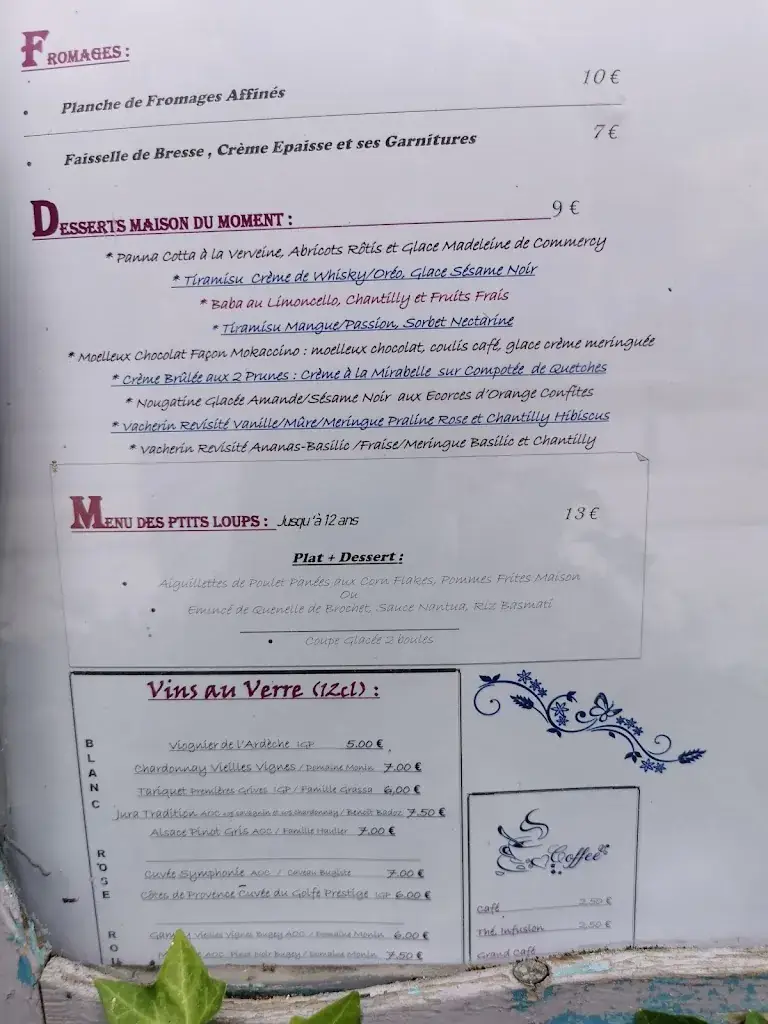 Menu_Restaurant Belle-Rive_Nantua_image_1