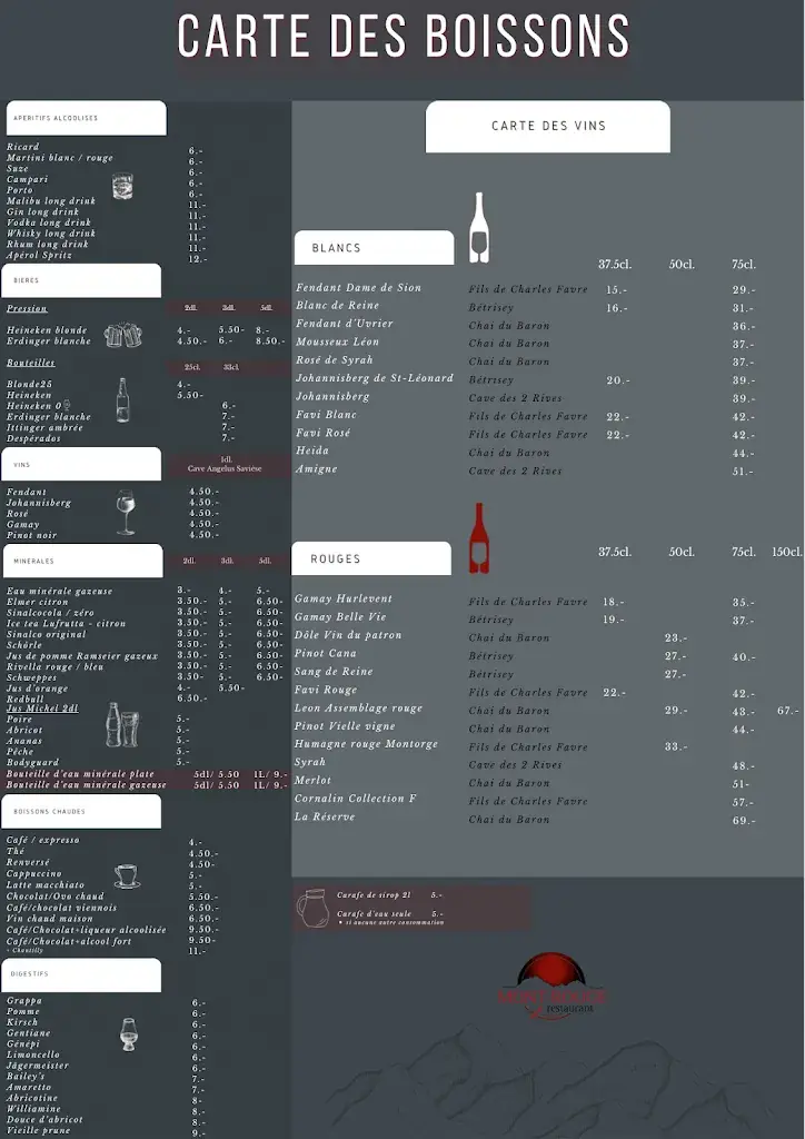 Menu_Restaurant Le Mont-Rouge Veysonnaz_Veysonnaz_image_2