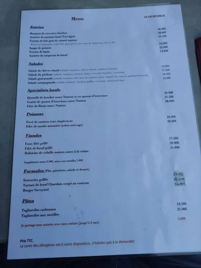 Menu_Le Bistrot_Nantua_image_1