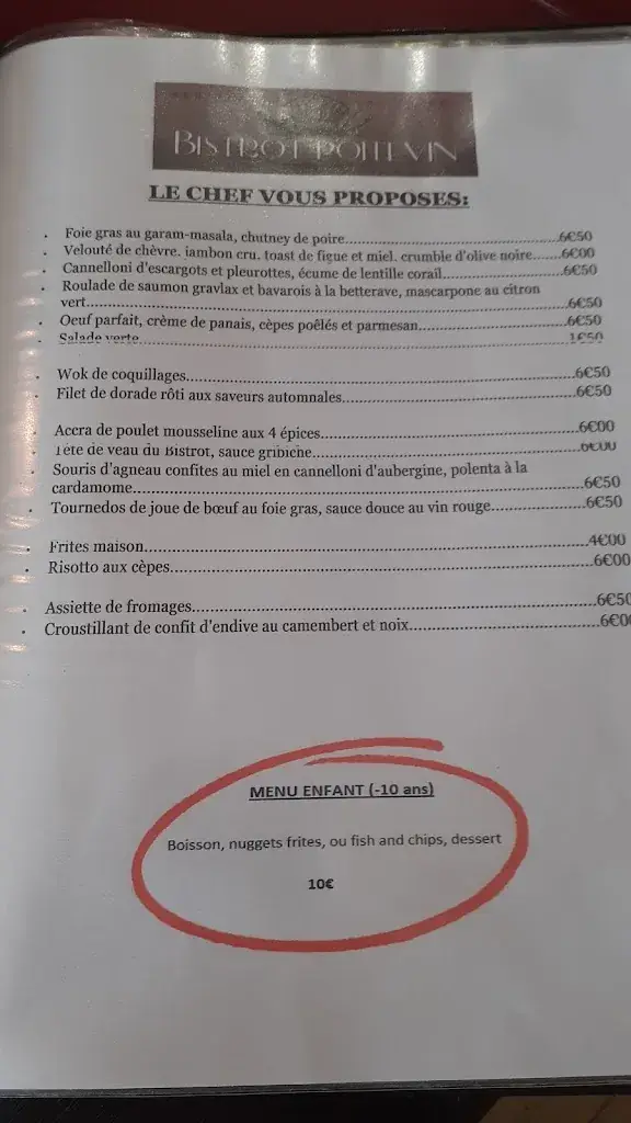 Menu_Bistrot Poitevin_Conflans-sur-Anille_image_3
