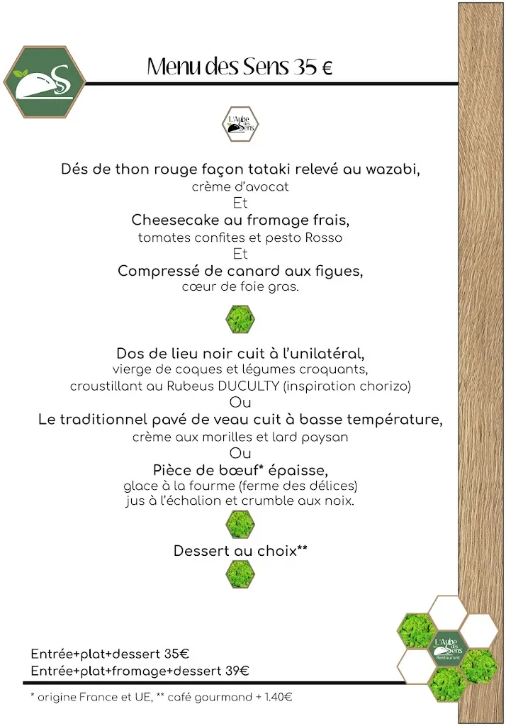 Menu_L'Aube des Sens_Montrond-les-Bains_image_2
