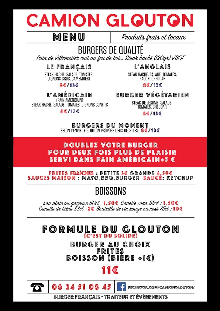 Camion Glouton ristorante a Saint-Étienne-du-Bois