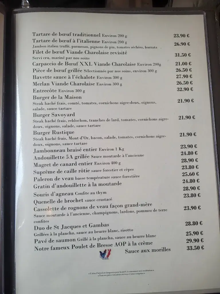 Menu_La Maison des Viandes_Viriat_image_1