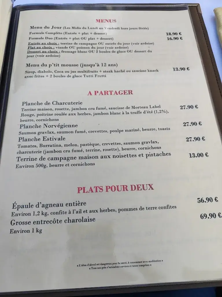 Menu_La Maison des Viandes_Viriat_image_2