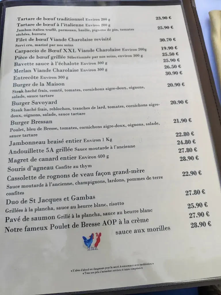 Menu_La Maison des Viandes_Viriat_image_3
