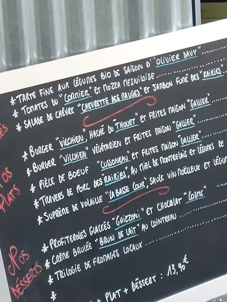 Menu_La Terrasse de l'Evre_Marillais_immagine_3