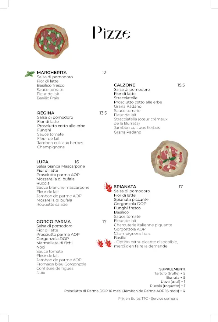 Menu_Rita - Ristorante della lupa St Brévin_Saint-Brevin-les-Pins_image_3
