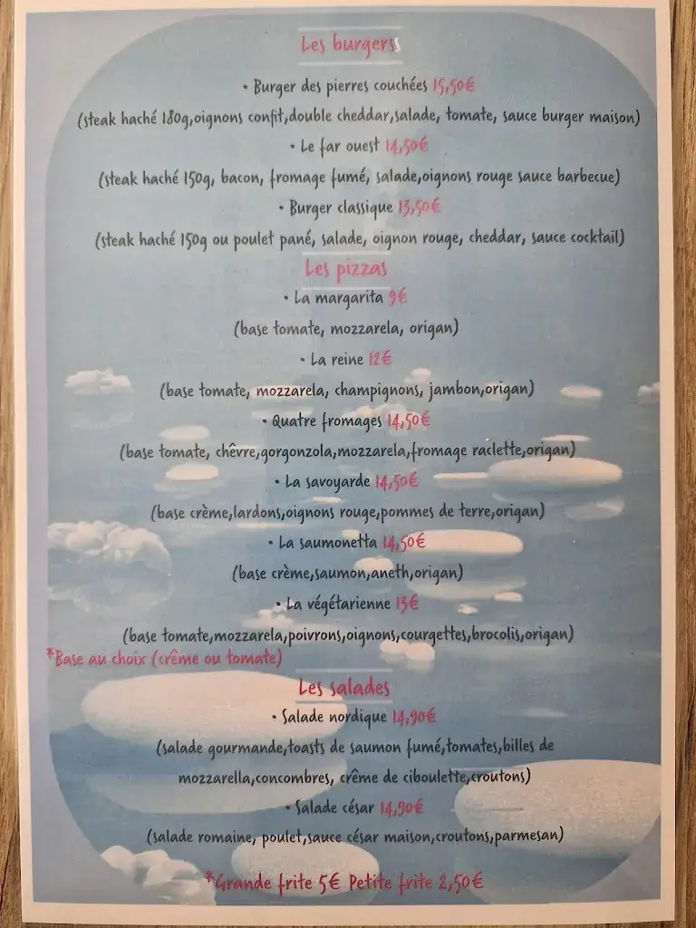 Menu_Restaurant Les Pierres Couchées ( situé dans le camping siblu)_Saint-Brevin-les-Pins_image_2