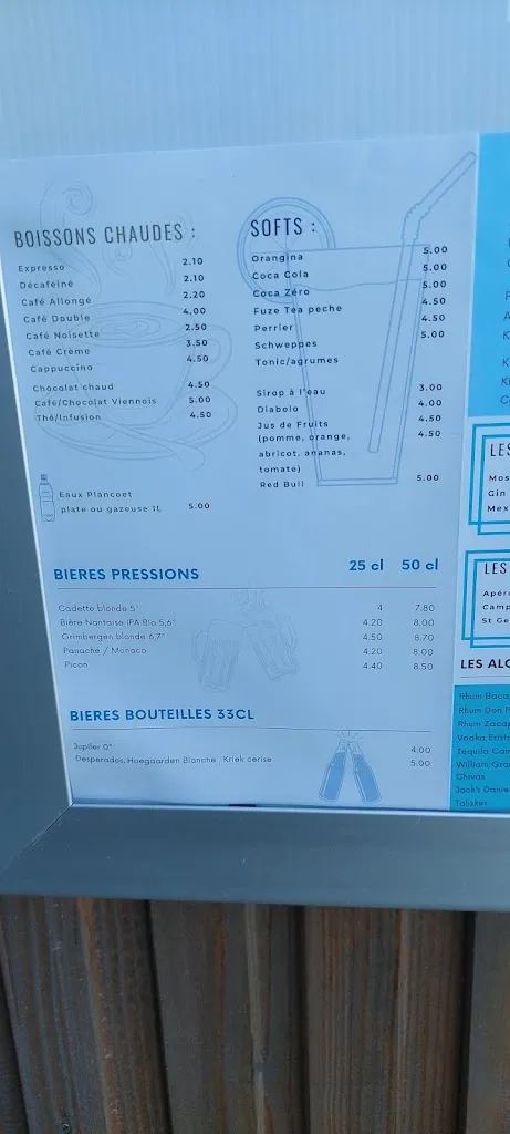 Menu_Lili Beach Café_Saint-Brevin-les-Pins_immagine_1