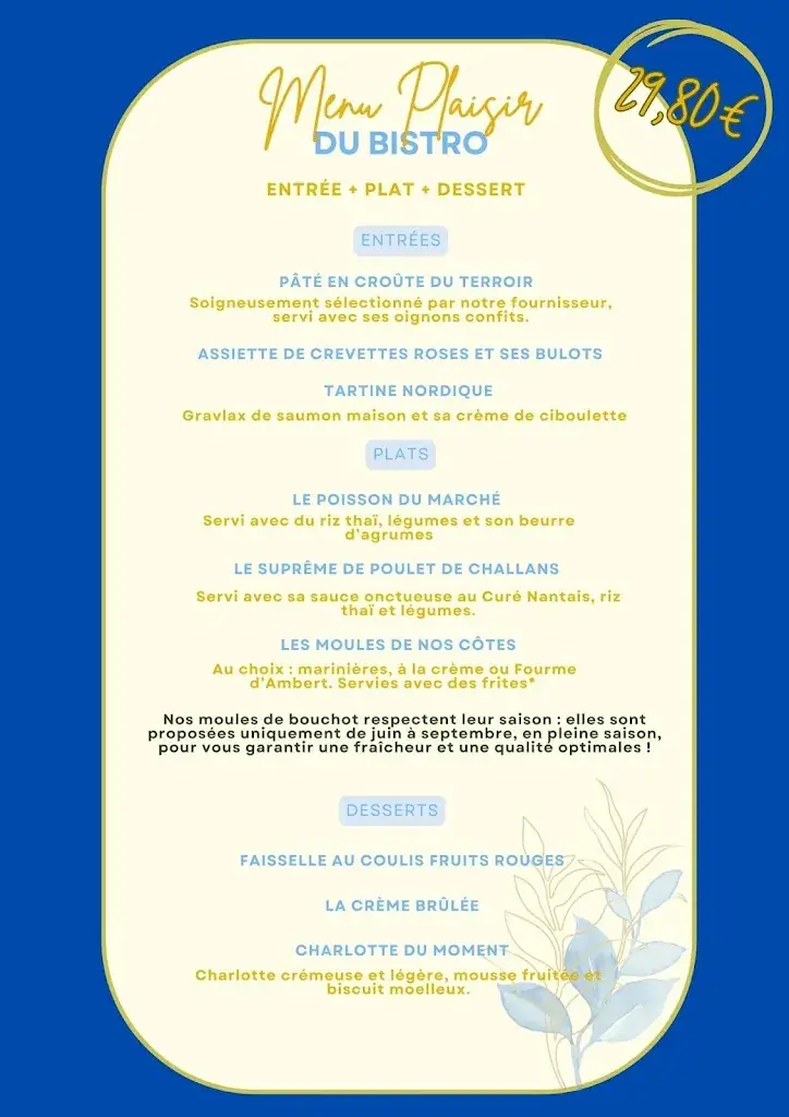 Menu_Le Bistro de L'Océan_Saint-Brevin-les-Pins_image_4