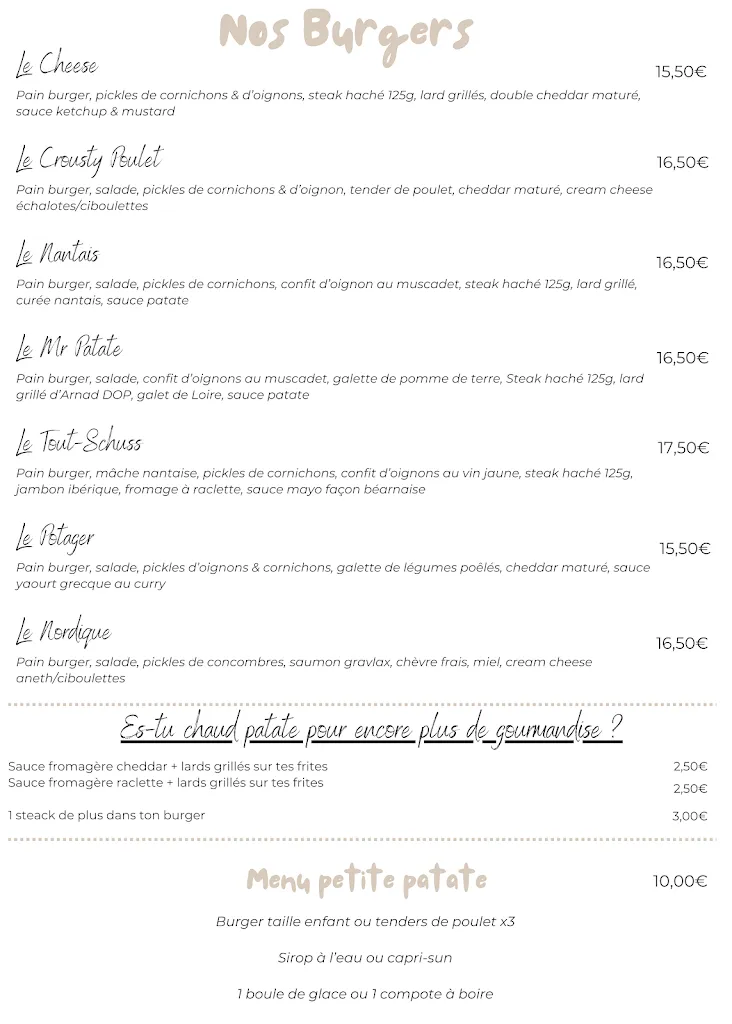 Menu_MR PATATE . RESTAURANT DE BURGER GOURMET_Saint-Brevin-les-Pins_image_3