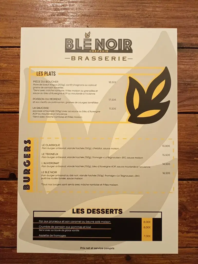 Menu_Crêperie Blé Noir_Saint-Brevin-les-Pins_image_2