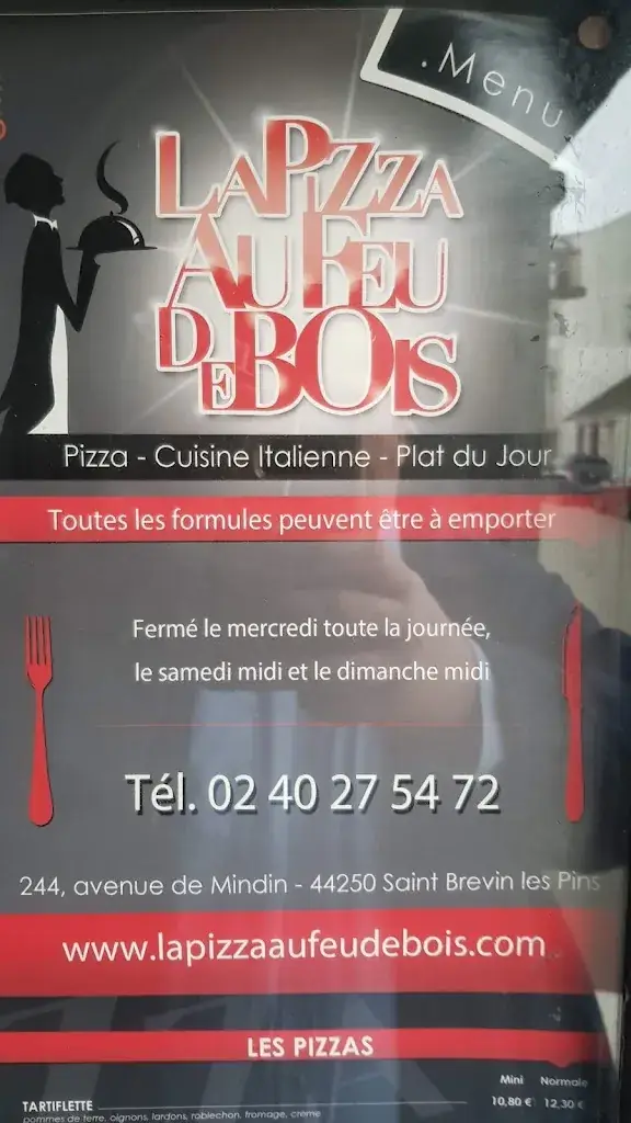 Menu_La pizza au feu de bois_Saint-Brevin-les-Pins_image_2