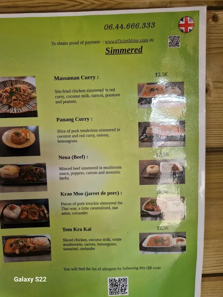 Menu_Thaï food - Restaurant Thaïlandais - Kinkaao_Saint-Hilaire-de-Riez_imagen_3