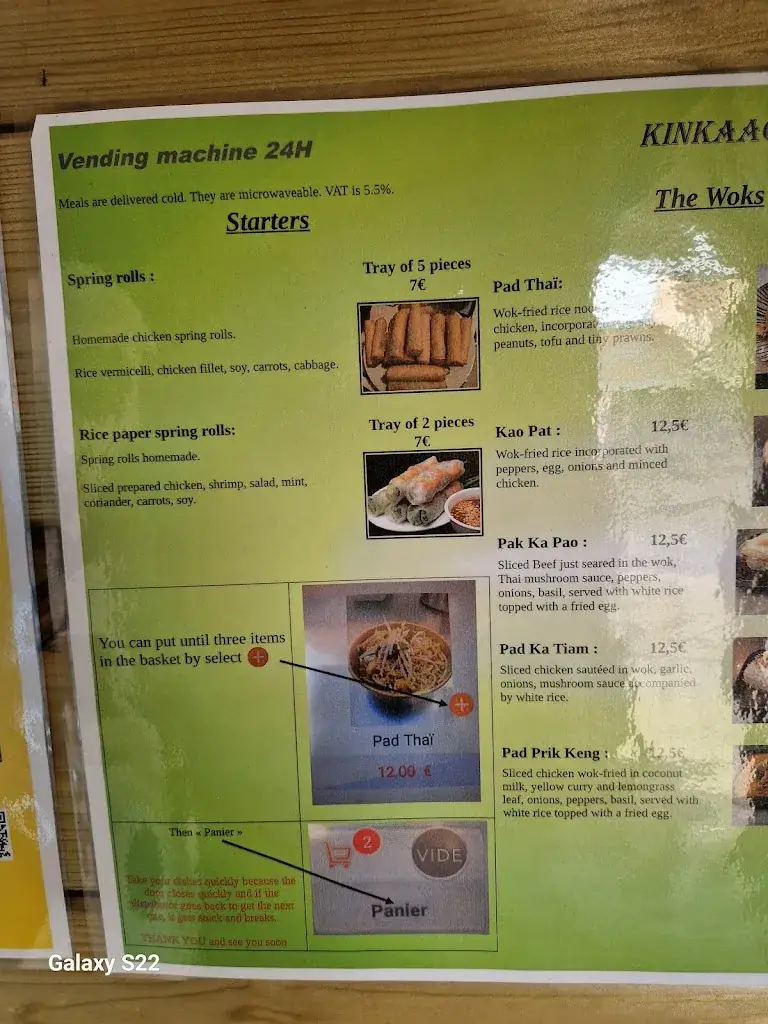 Menu_Thaï food - Restaurant Thaïlandais - Kinkaao_Saint-Hilaire-de-Riez_imagen_4