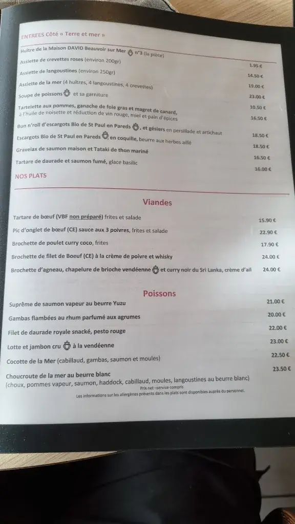 Menu_Restaurant l'espadon_Saint-Jean-de-Monts_image_1