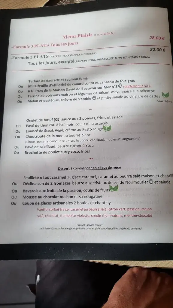 Menu_Restaurant l'espadon_Saint-Jean-de-Monts_image_3