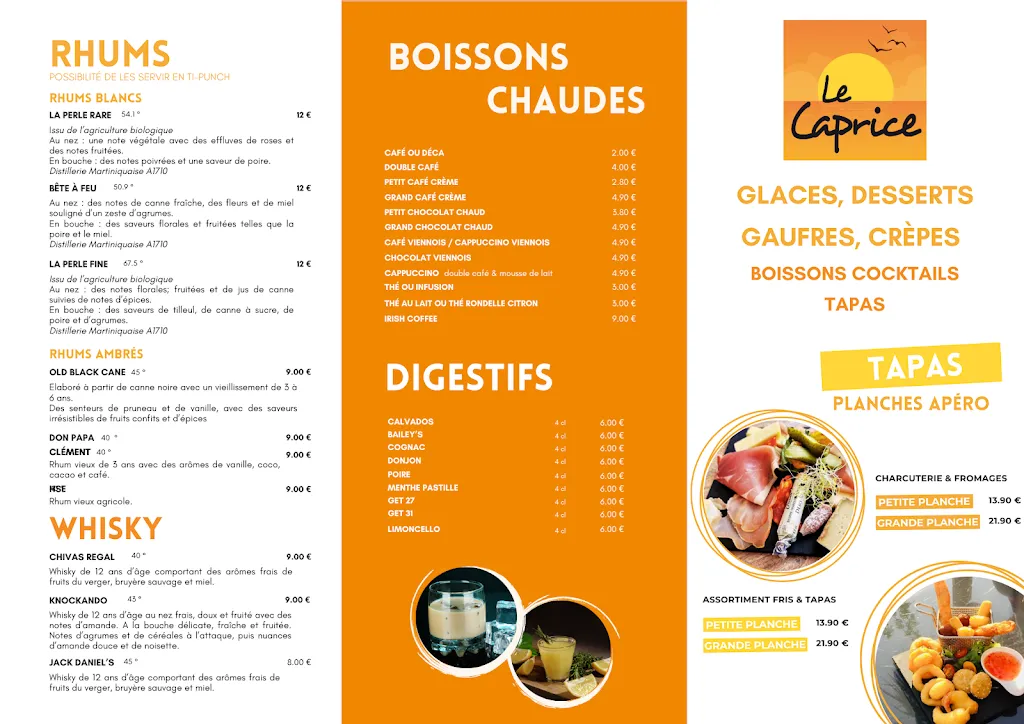 Menu_Le Caprice_Saint-Jean-de-Monts_image_2