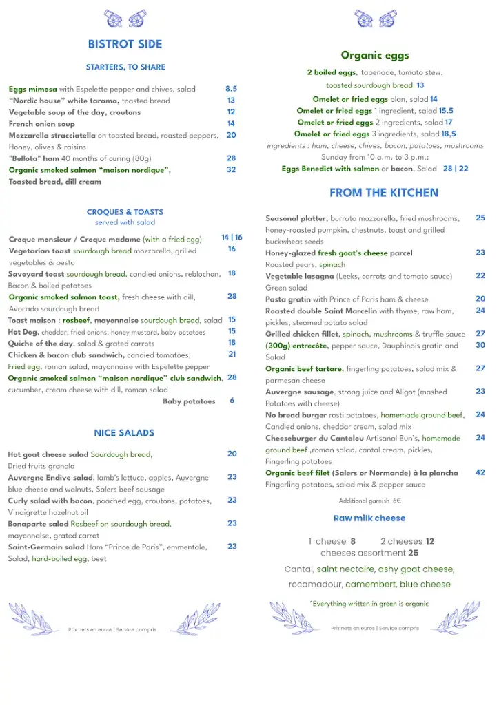 Menu_Le Bonaparte_Paris_immagine_4