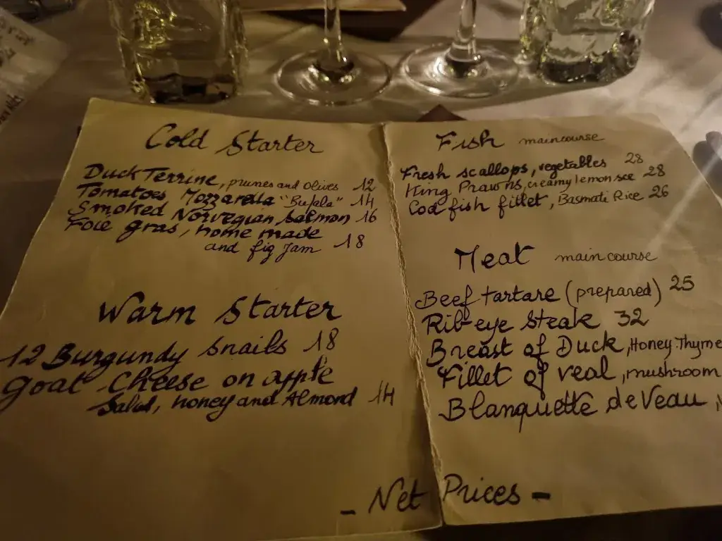 Menu_Chez Papa Jazz Club_Paris_image_4