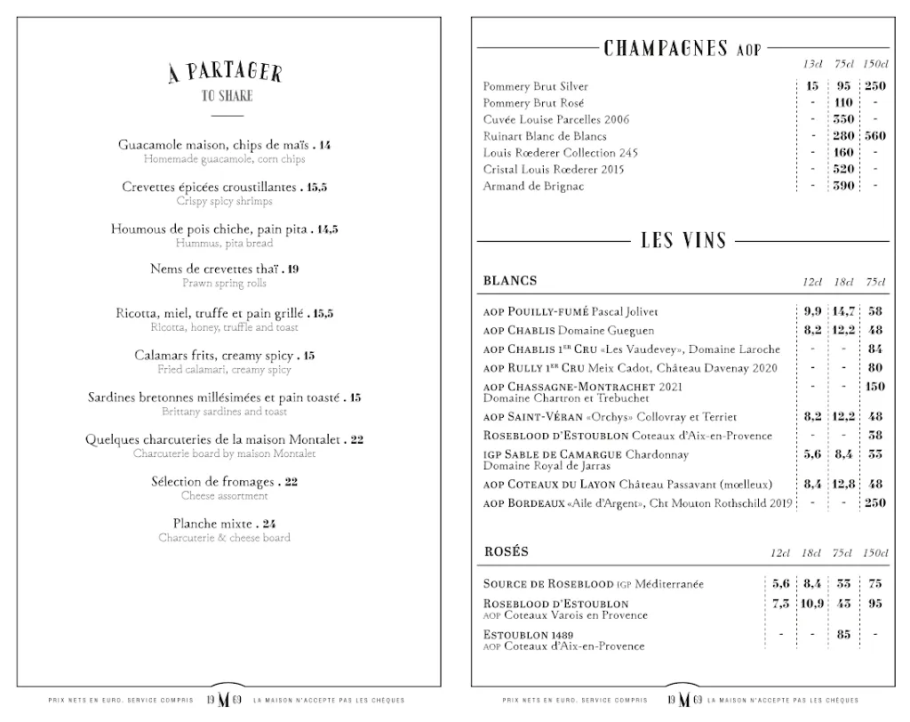 Menu_Le Mabillon - Paris_Paris_image_2