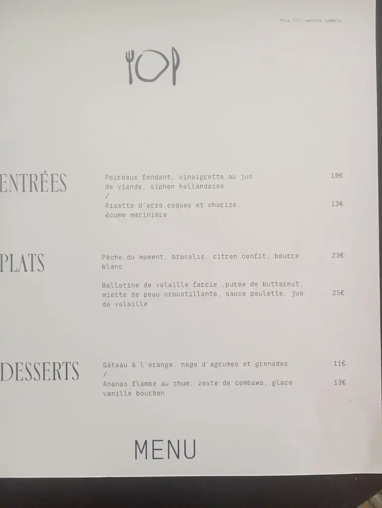 Menu_Restaurant Le Clémence_Saint-Julien-de-Concelles_image_3